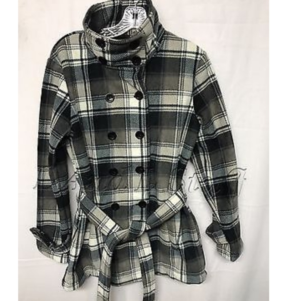🎈NWT IKE BEHAR Ladies Belted Fleece Jacket, Large